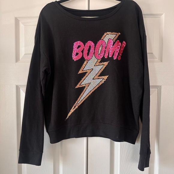 PINK Victoria’s Secret Graphic Sweatshirt Size Medium - Picture 1 of 5